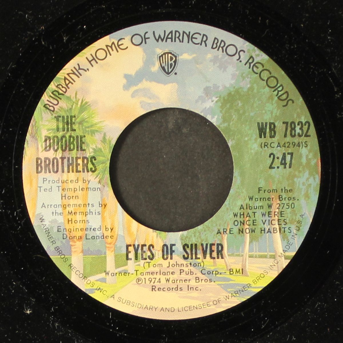 eyes of silver / you just can't stop it by DOOBIE BROTHERS