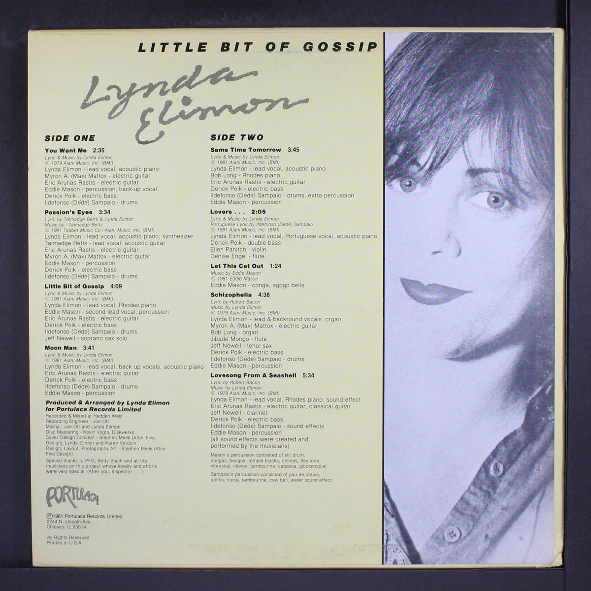 little bit of gossip by LYNDA ELIMON