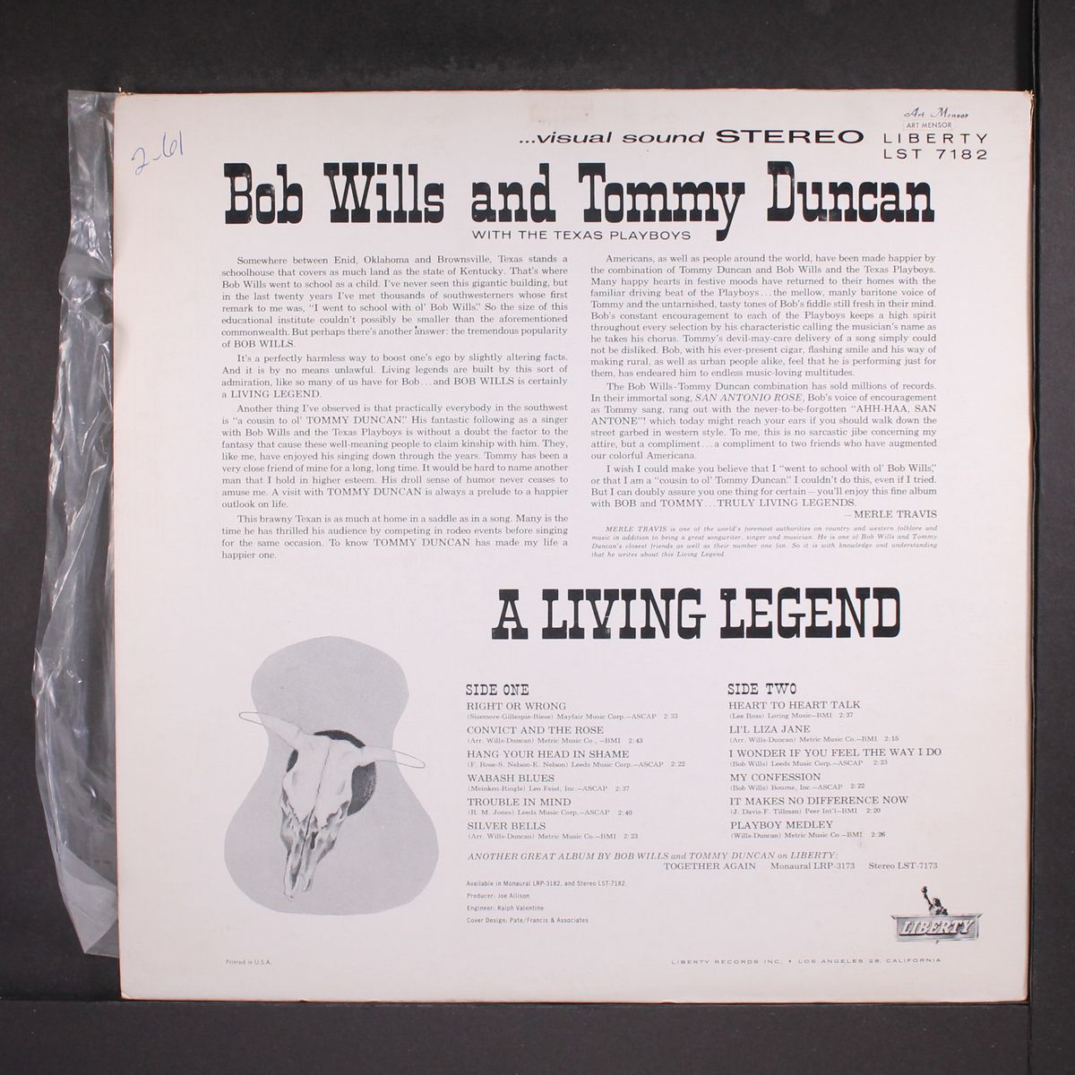 a living legend by BOB WILLS