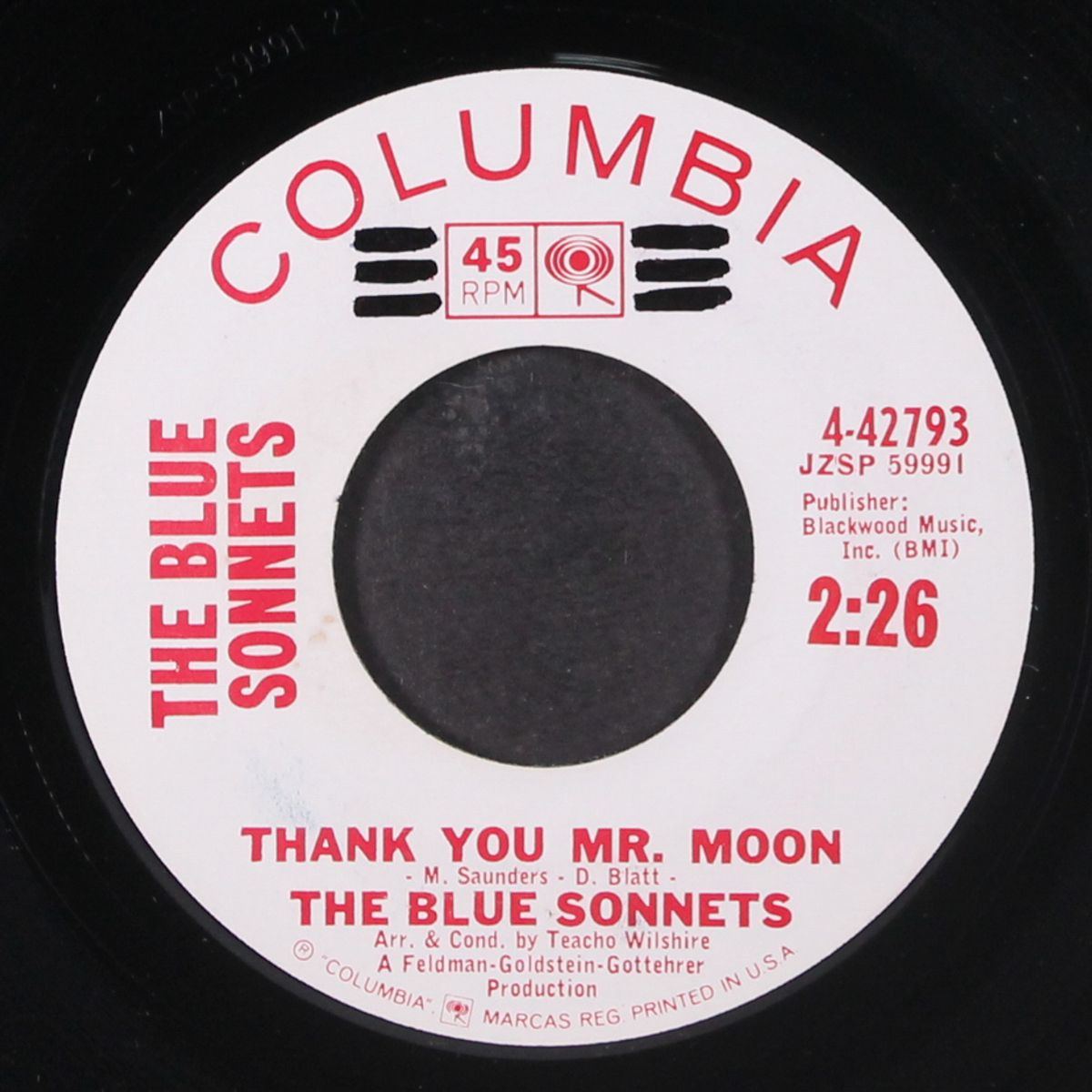thank you mr. moon / it's never too late to fall in love by BLUE SONNETS