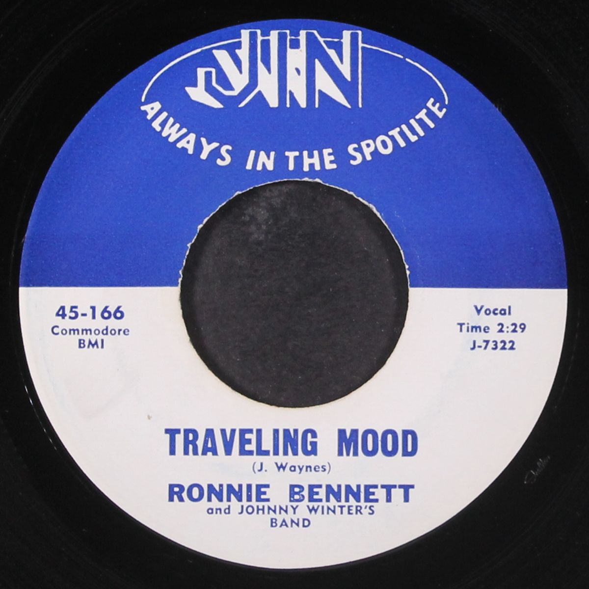 a dark night, a lonely street / traveling mood by RONNIE BENNETT & JOHNNY WINTER'S BAND