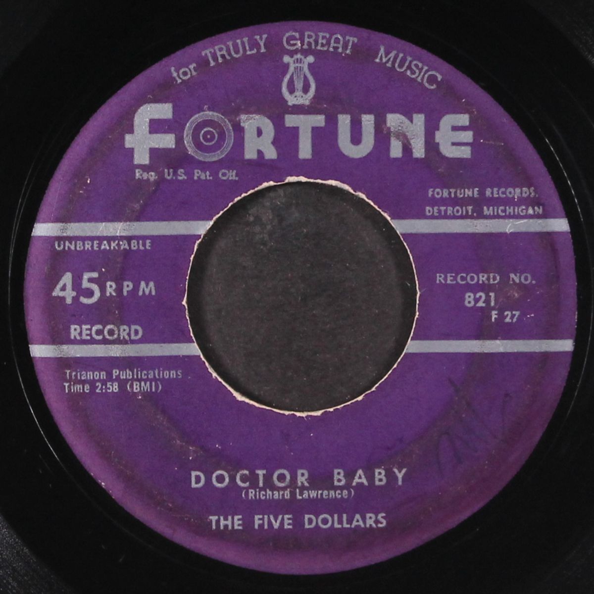 doctor baby / harmony of love by FIVE DOLLARS