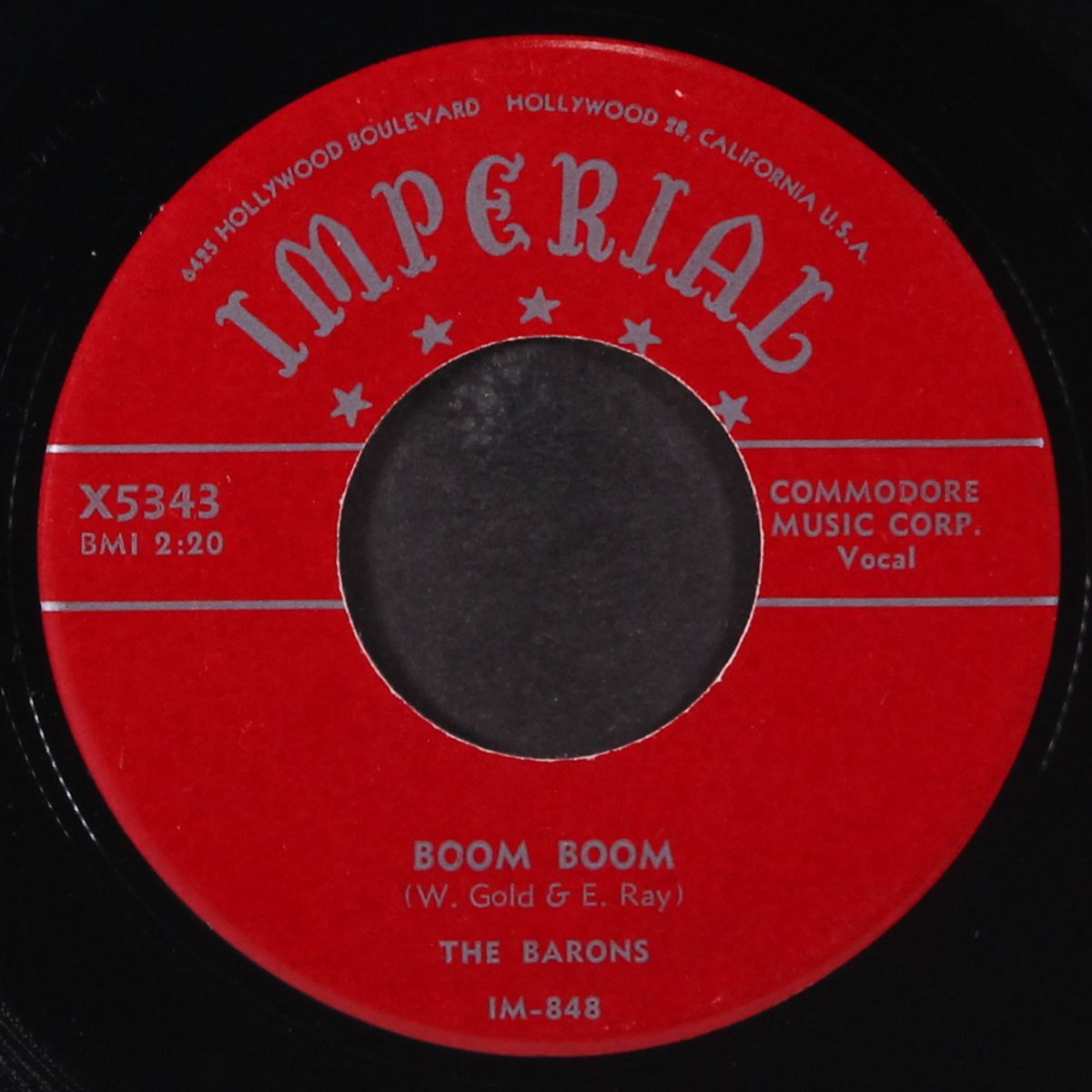 eternally yours / boom boom by BARONS
