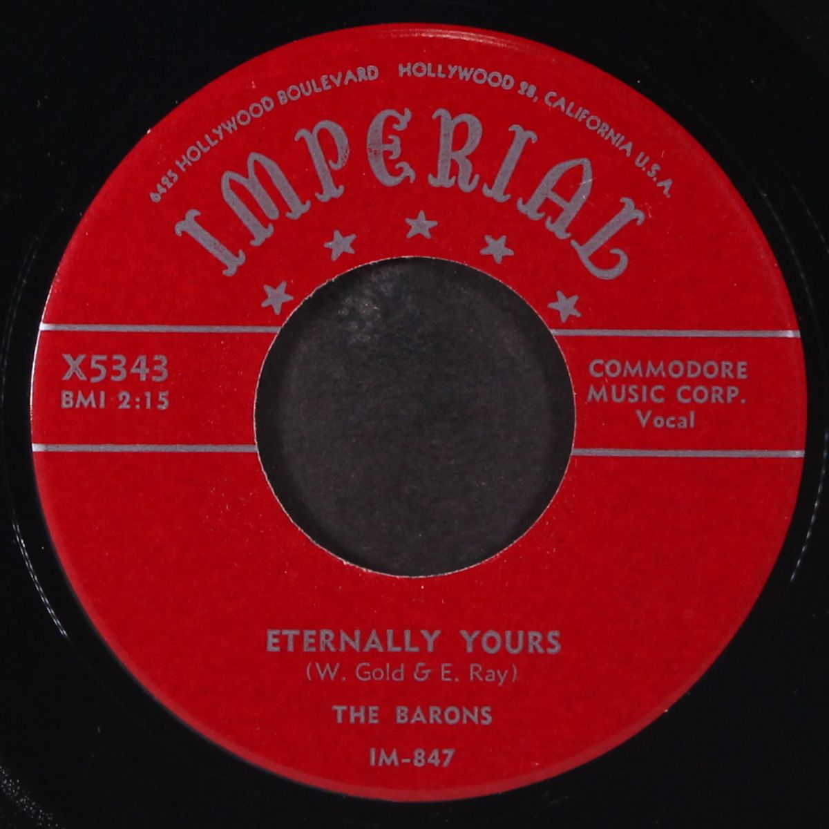 eternally yours / boom boom by BARONS