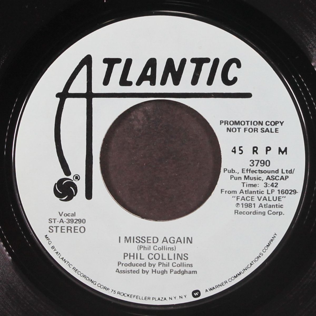 i missed again by PHIL COLLINS