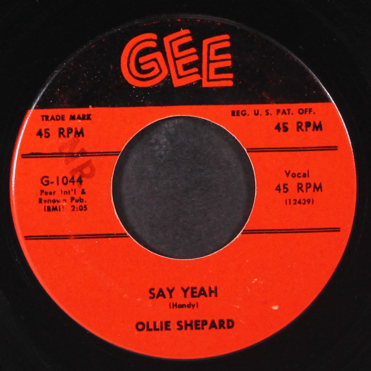 my babe is gone / say yeah by OLLIE SHEPARD