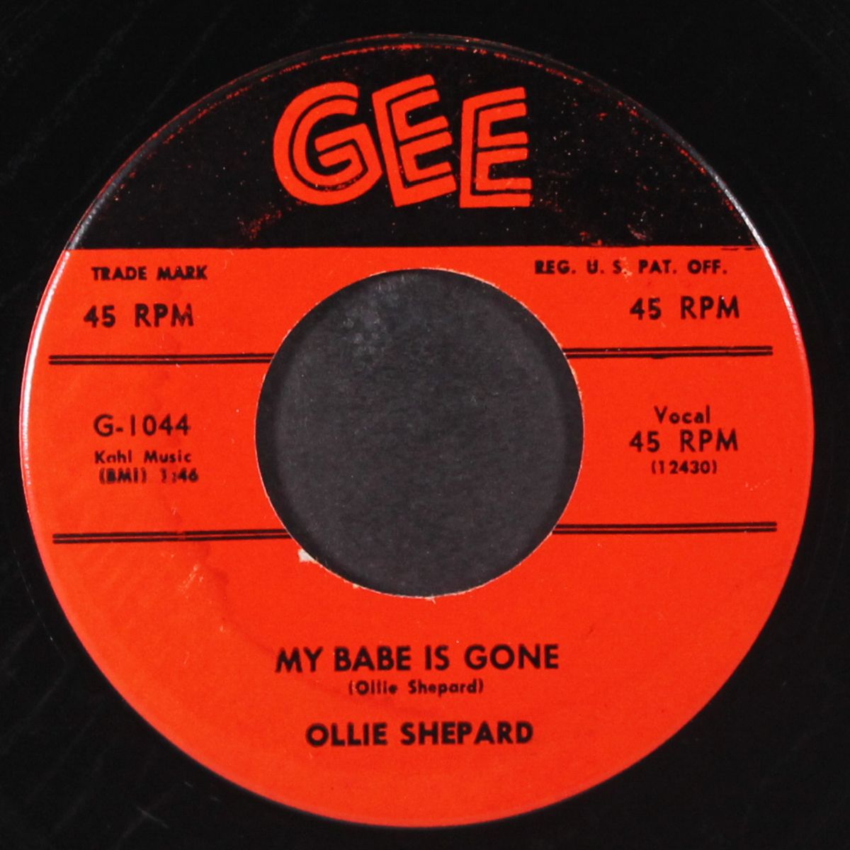 my babe is gone / say yeah by OLLIE SHEPARD