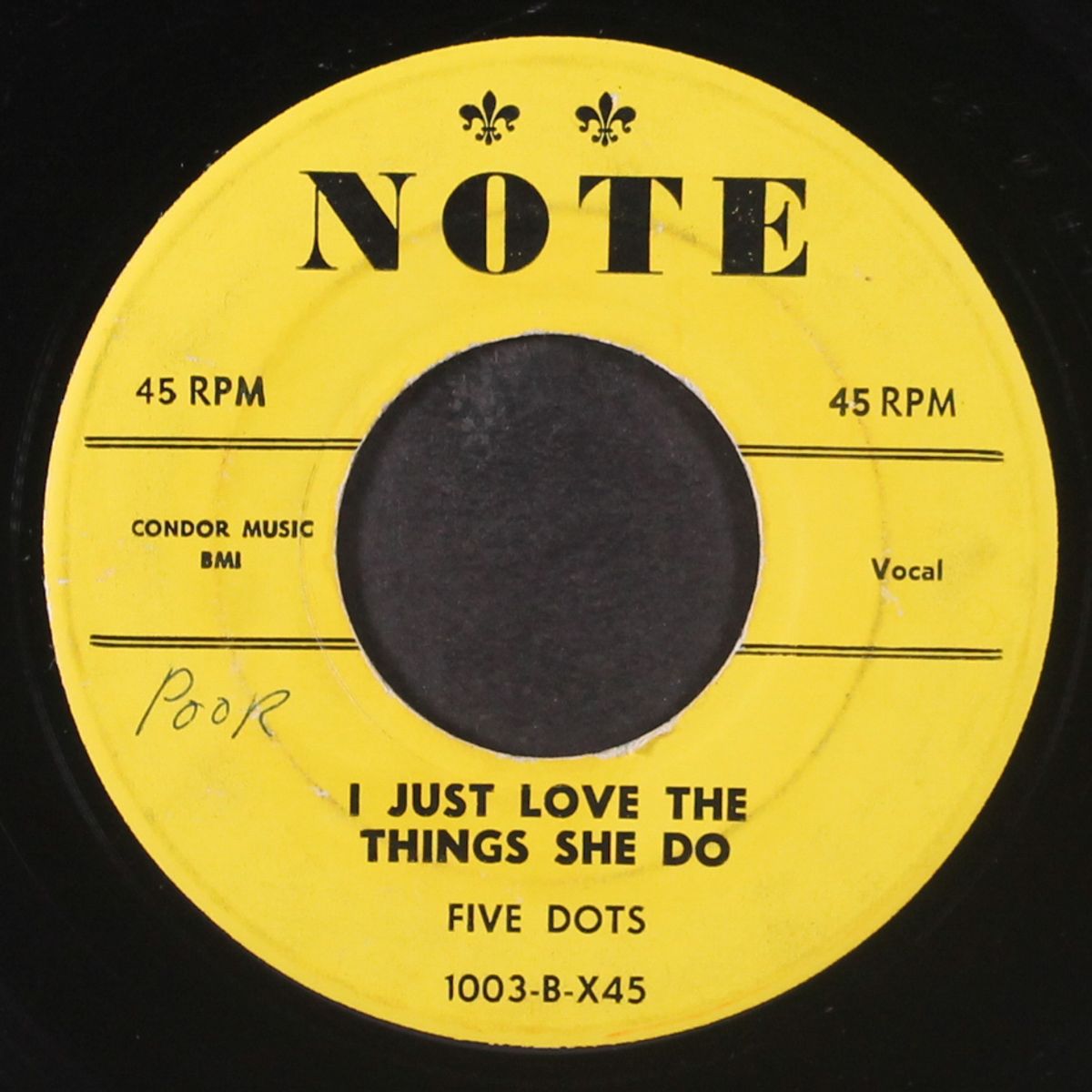 well, little baby / i just love the things she do by FIVE DOTS