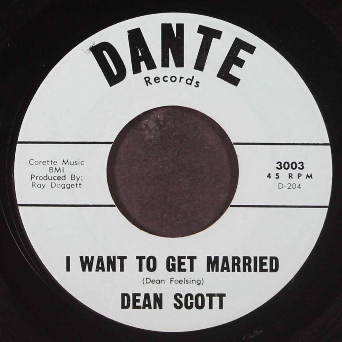 it's never too late / i want to get married by DEAN SCOTT
