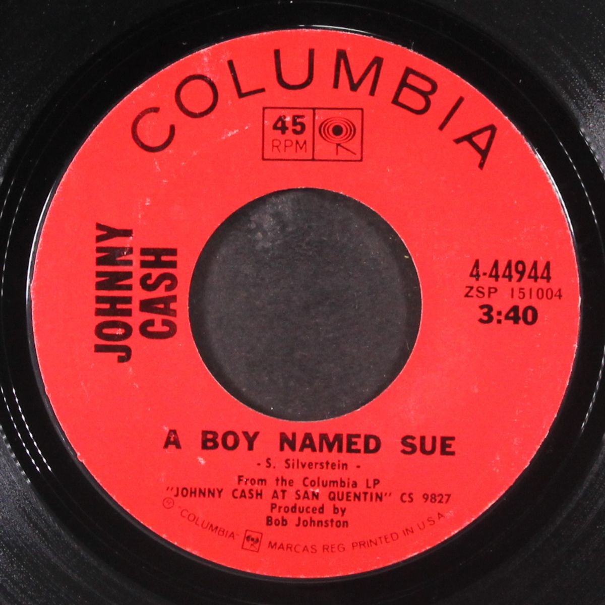 a boy named sue / san quentin by JOHNNY CASH