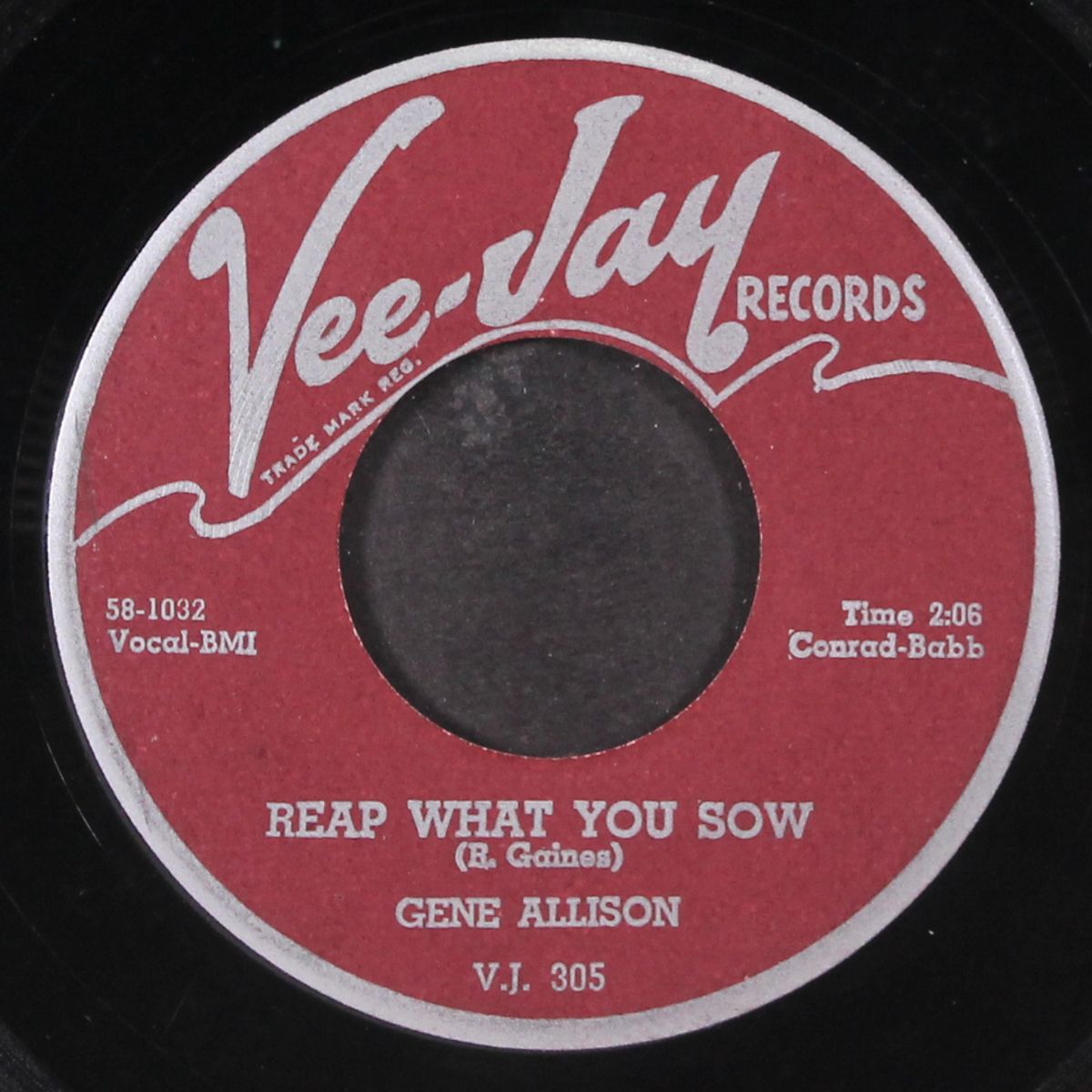reap what you sow / tell me the truth by GENE ALLISON