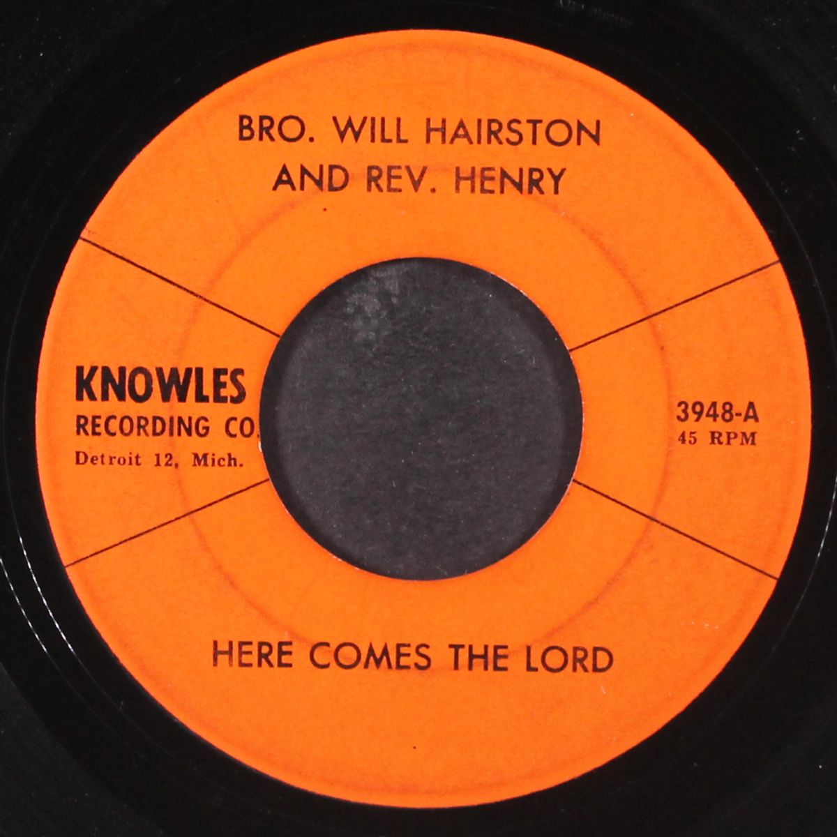 shout brother, shout / here comes the lord by BROTHER WILL HAIRSTON