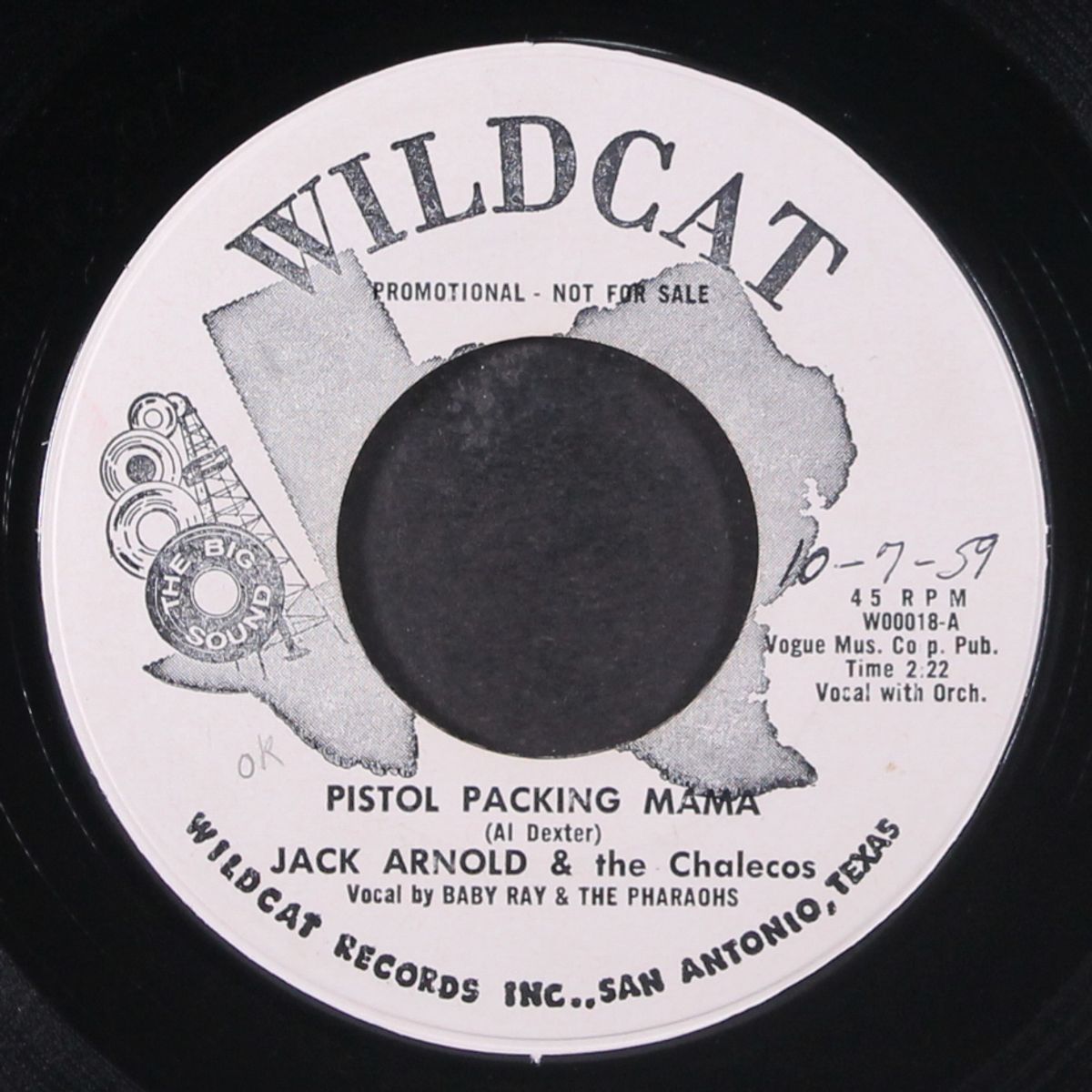 pistol packin' mama / hey, jo baby by JACK ARNOLD & CHALECOS