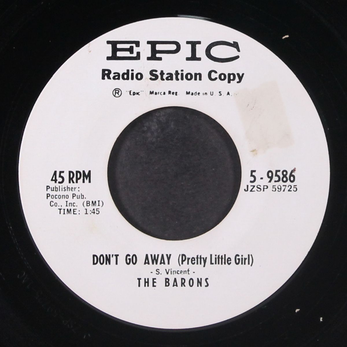 pledge of a fool / don't go away by BARONS