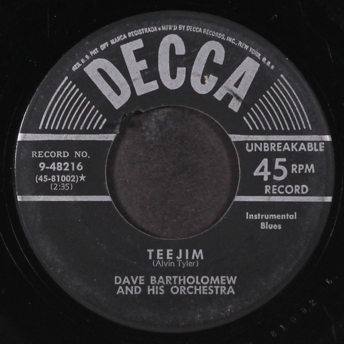 tra-la-la / teejim by DAVE BARTHOLOMEW