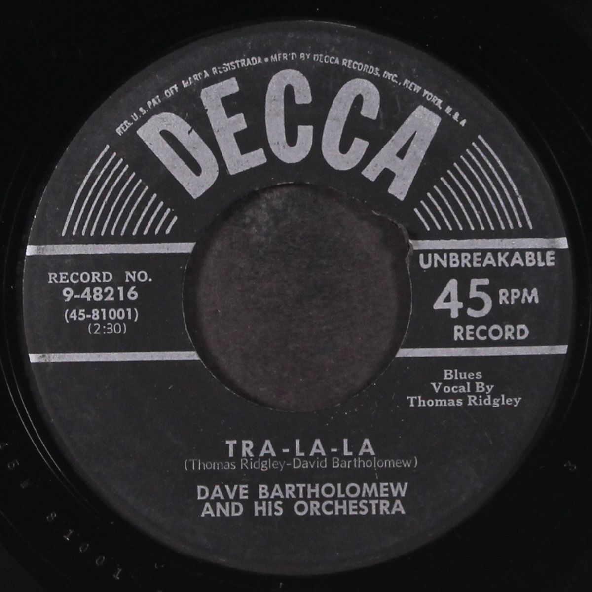 tra-la-la / teejim by DAVE BARTHOLOMEW