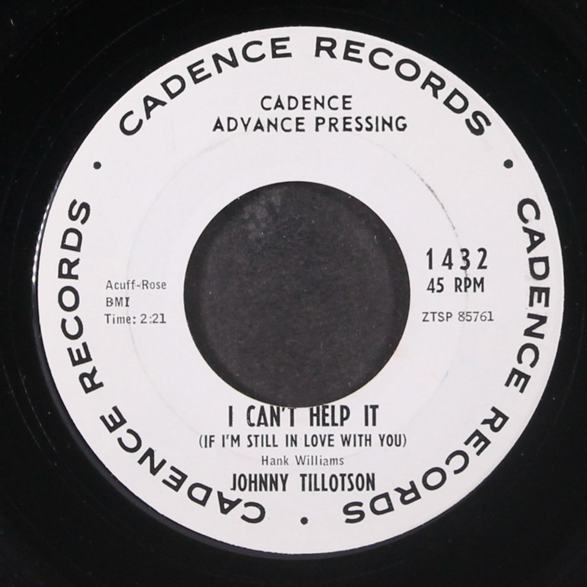 i can't help it by JOHNNY TILLOTSON