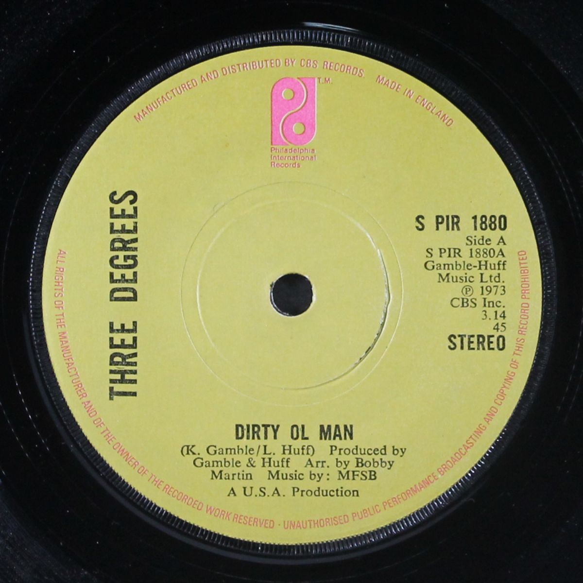 dirty ol man by THREE DEGREES