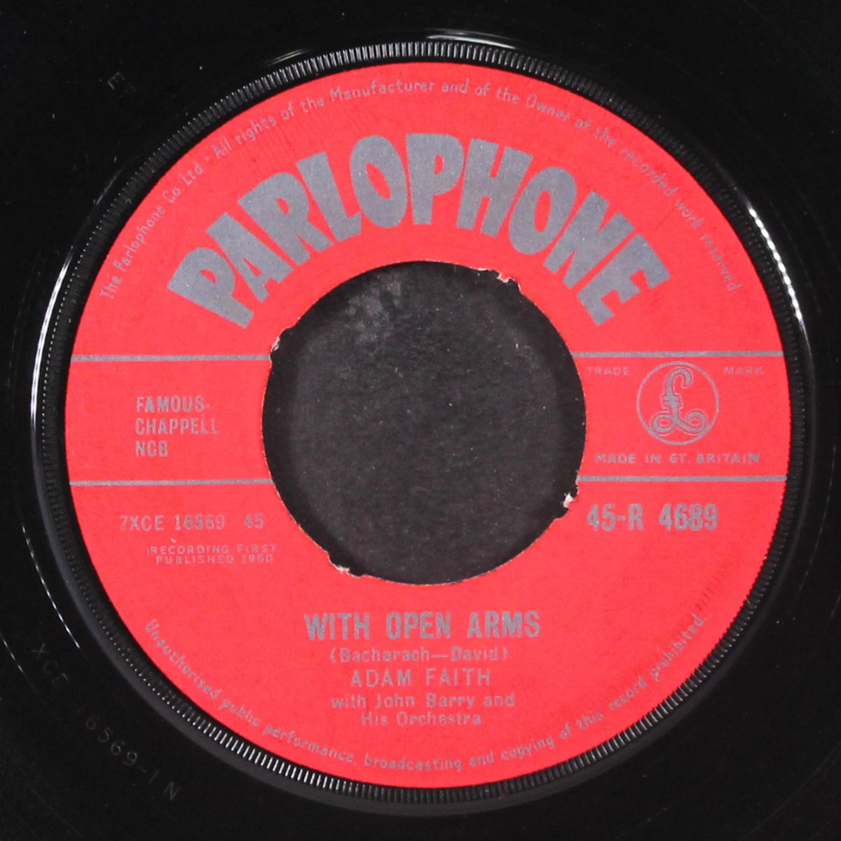 how about that / with open arms by ADAM FAITH