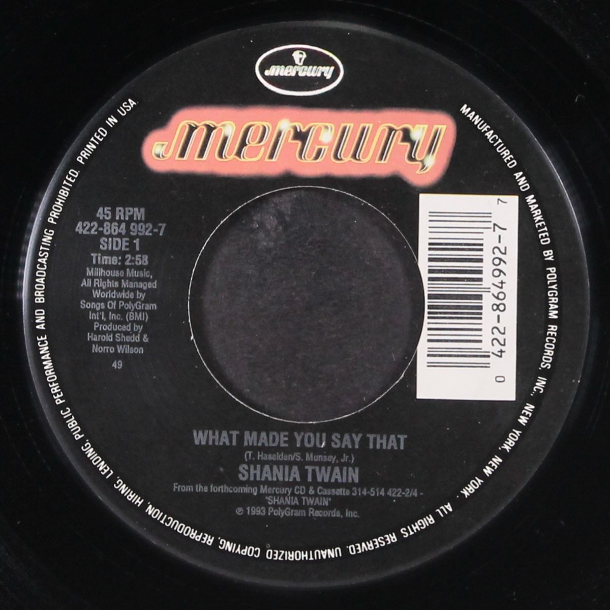 what made you say that / crime of the century by SHANIA TWAIN