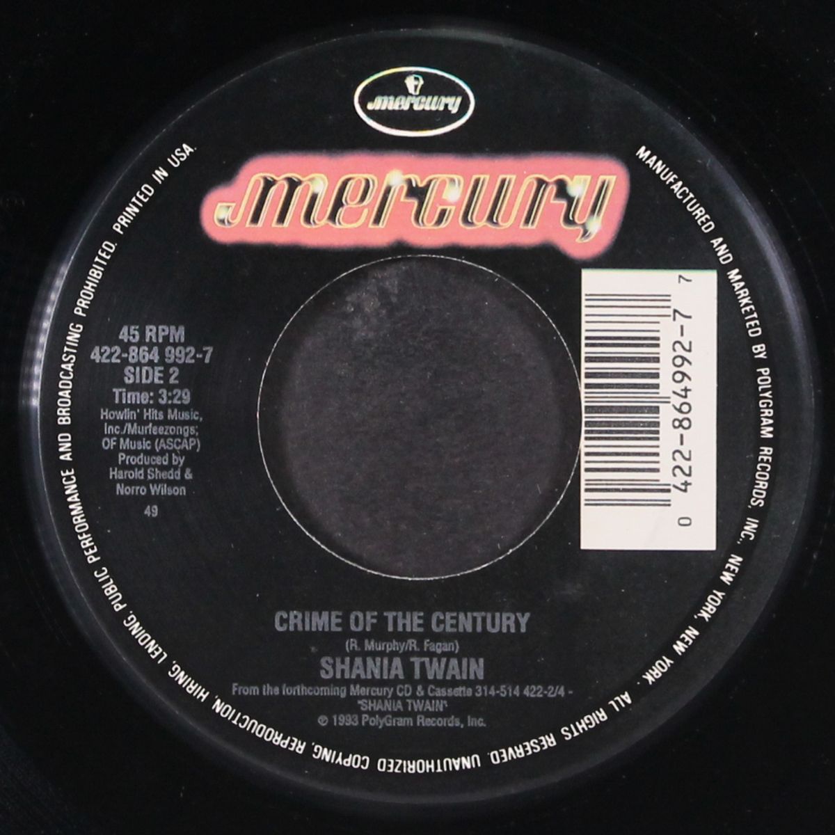 what made you say that / crime of the century by SHANIA TWAIN