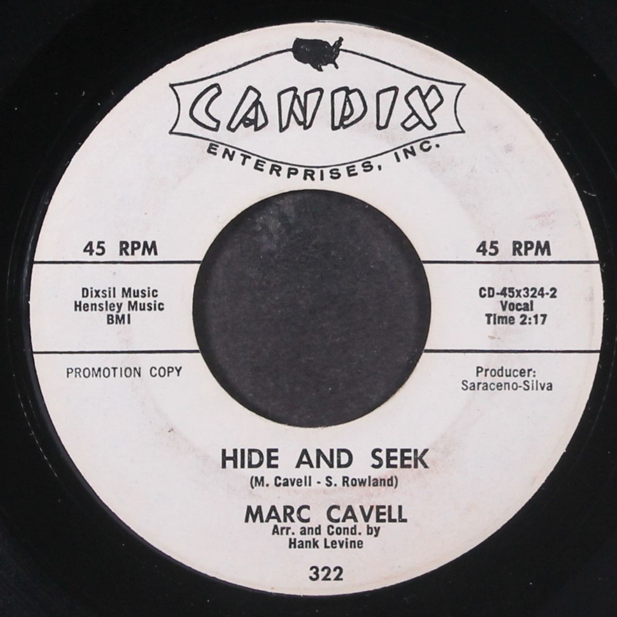 that's all i want / hide and seek by MARC CAVELL