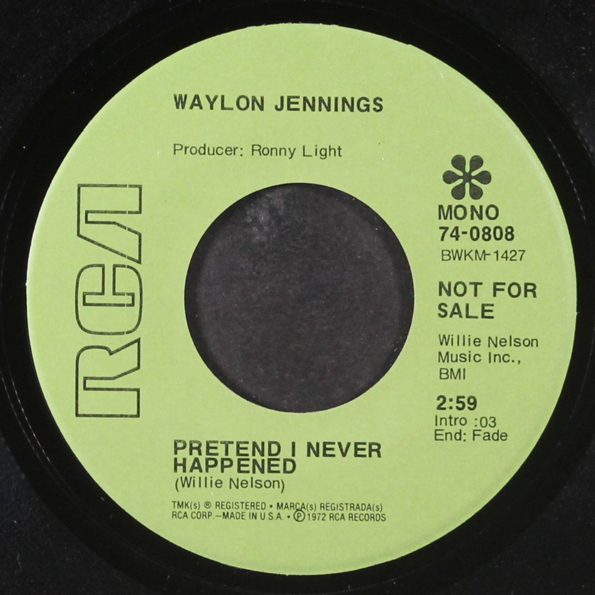 pretend i never happened by WAYLON JENNINGS