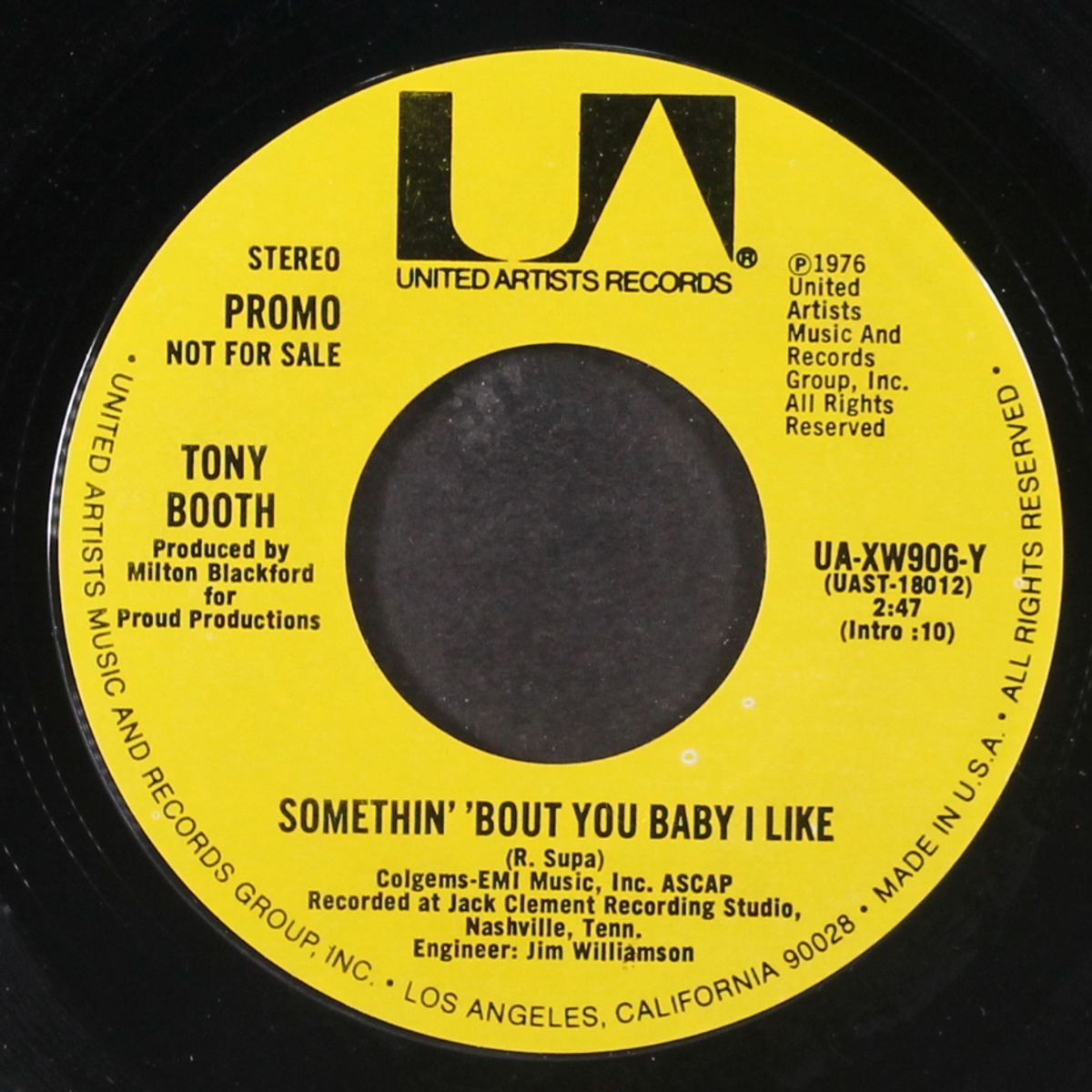 somethin' 'bout you baby i like by TONY BOOTH