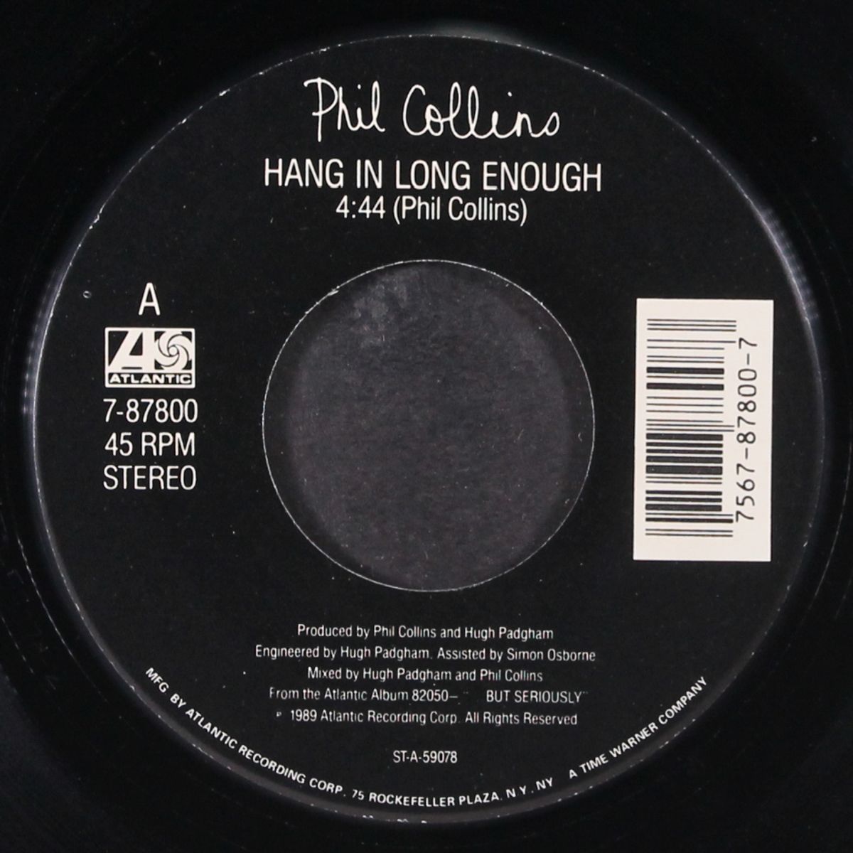 hang in long enough by PHIL COLLINS