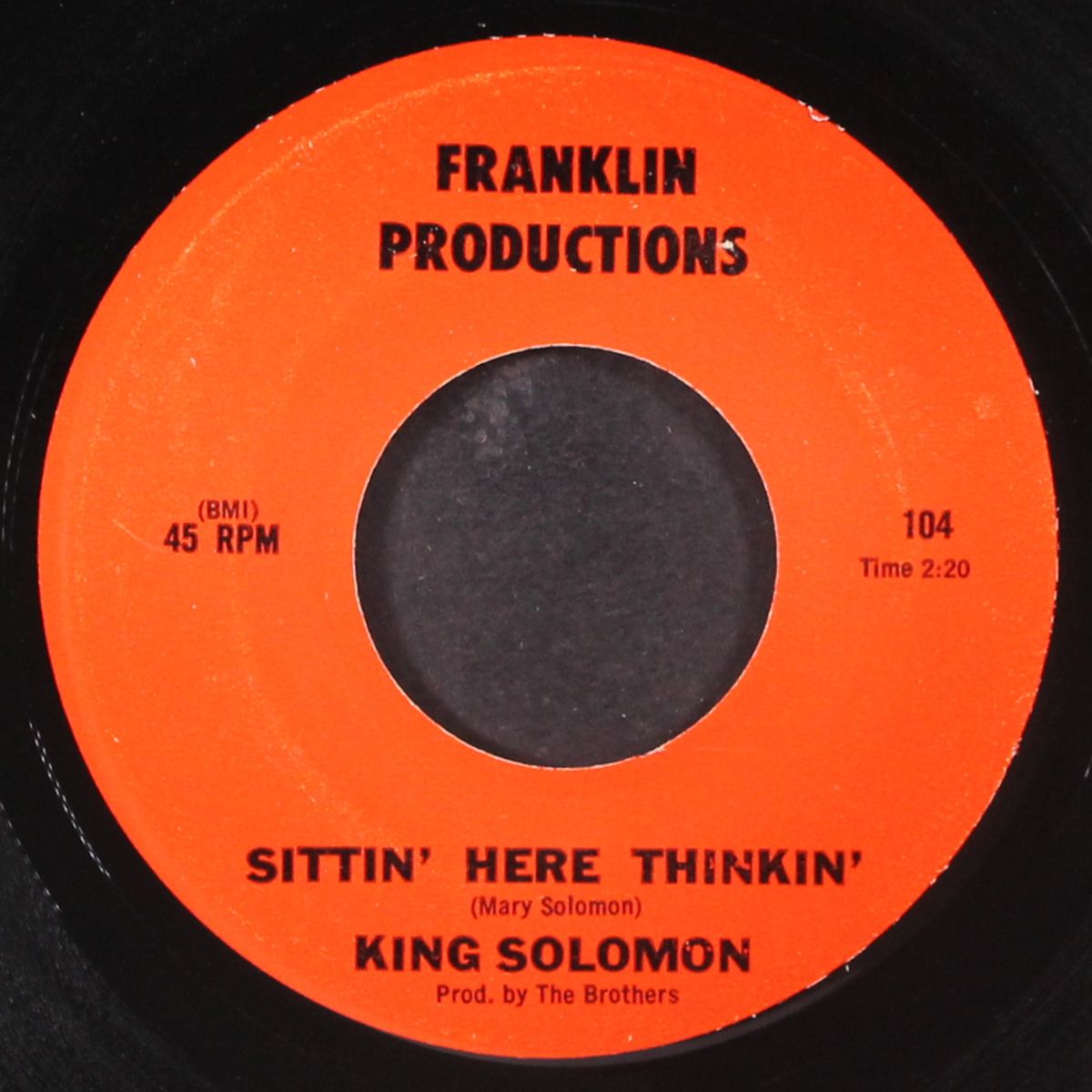 just a little faith / sittin' here thinkin' by KING SOLOMON