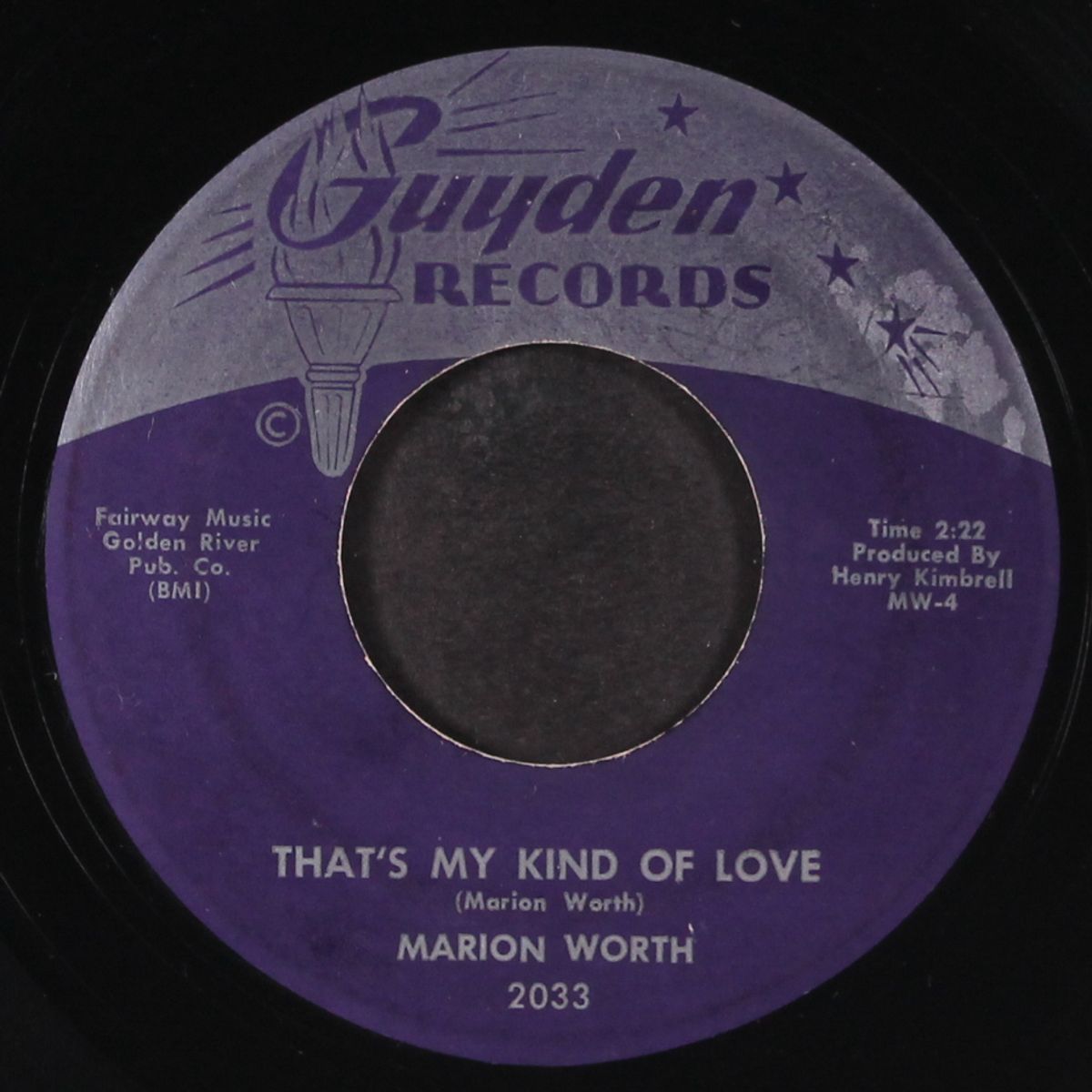 i lost johnny / that's my kind of love by MARION WORTH