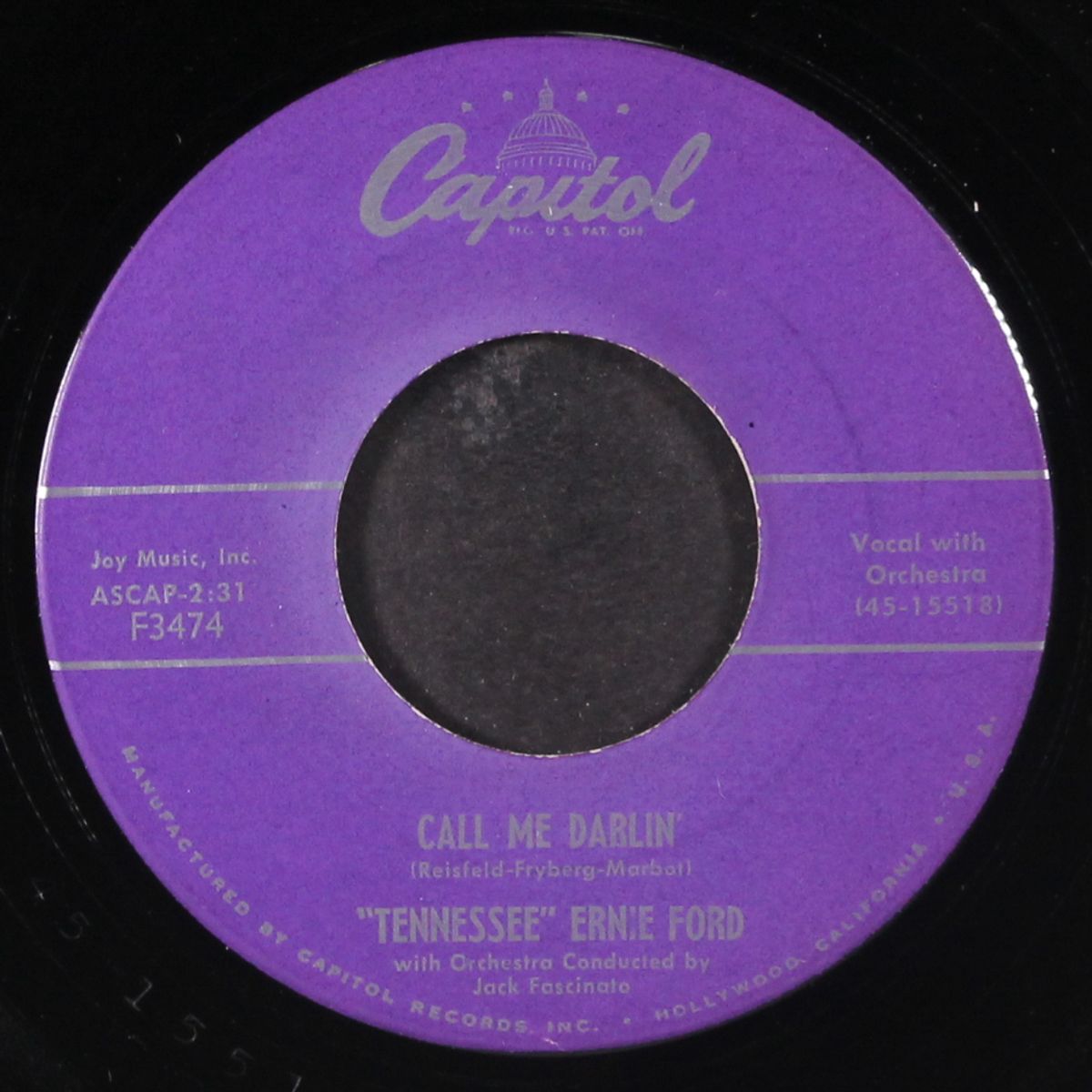 rock, roll, boogie / call me darlin' by TENNESSEE ERNIE FORD