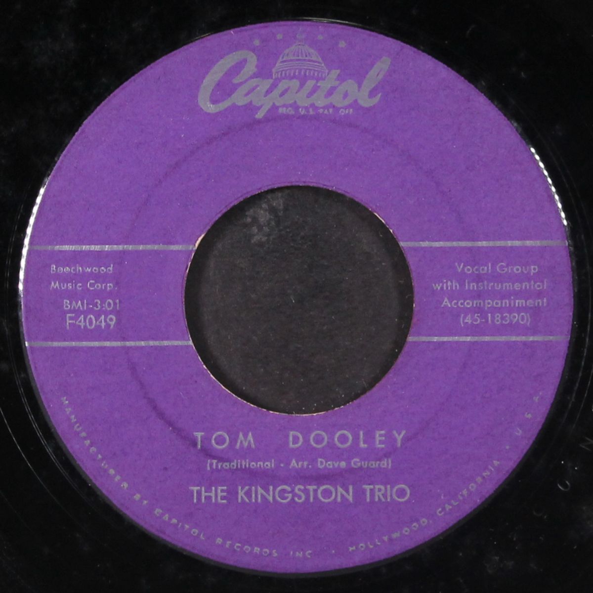 tom dooley / ruby red by KINGSTON TRIO