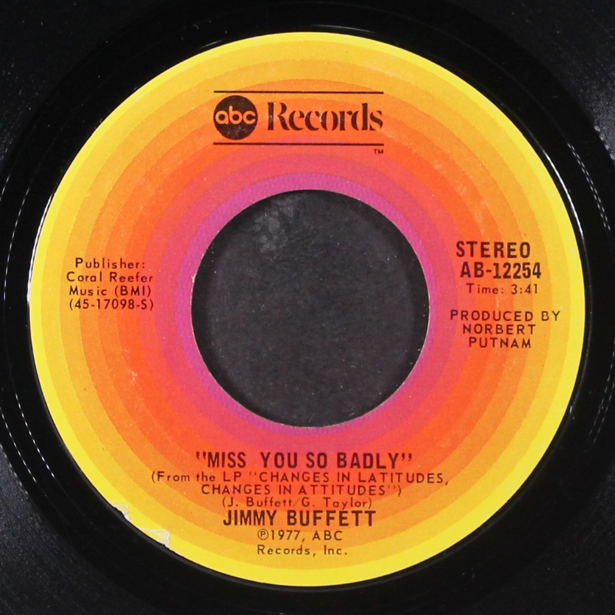 margaritaville / miss you so badly by JIMMY BUFFETT