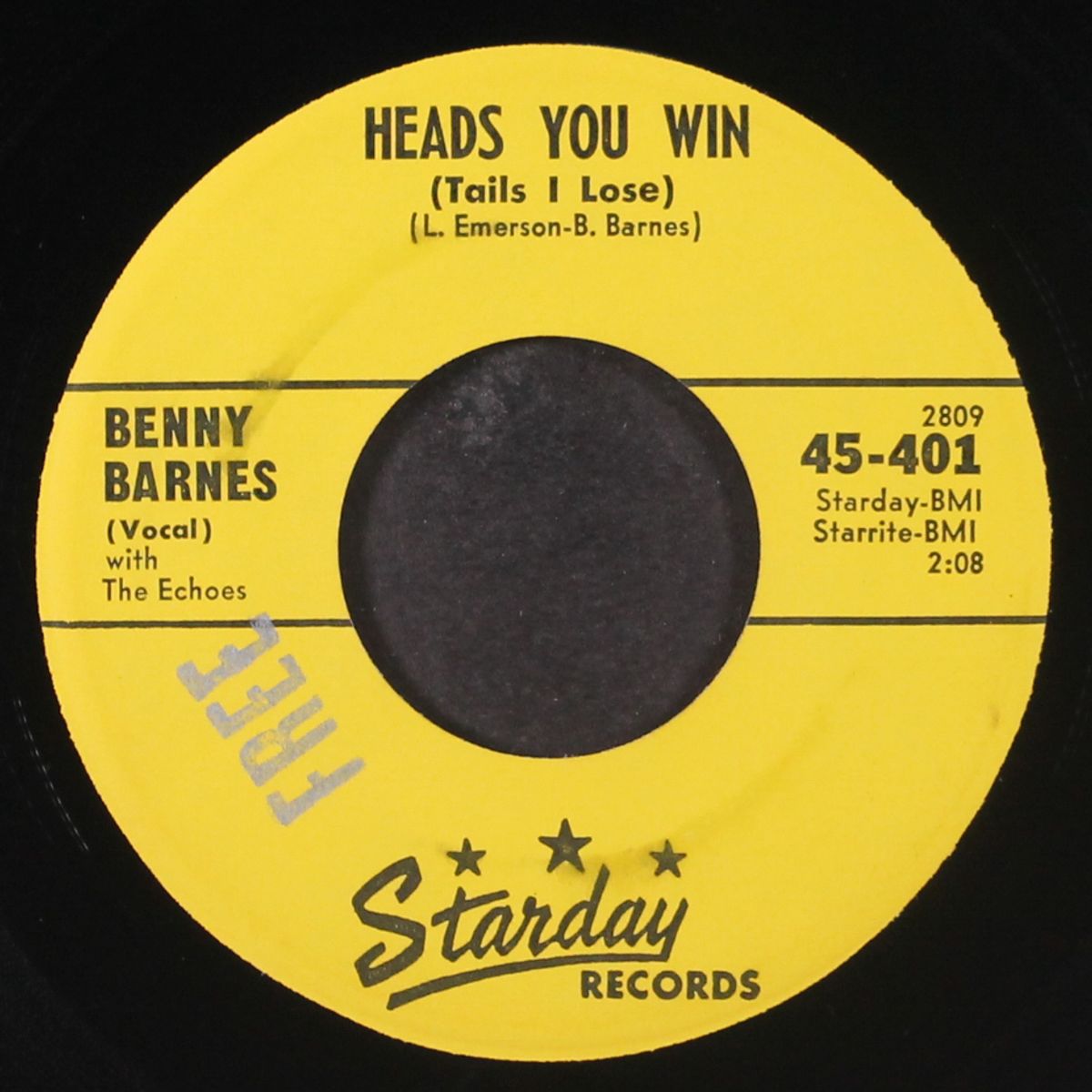 you gotta pay / heads you win by BENNY BARNES
