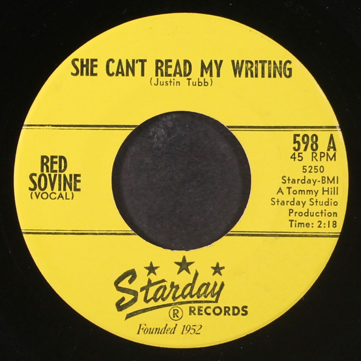 rose of love / she can't read my writing by RED SOVINE