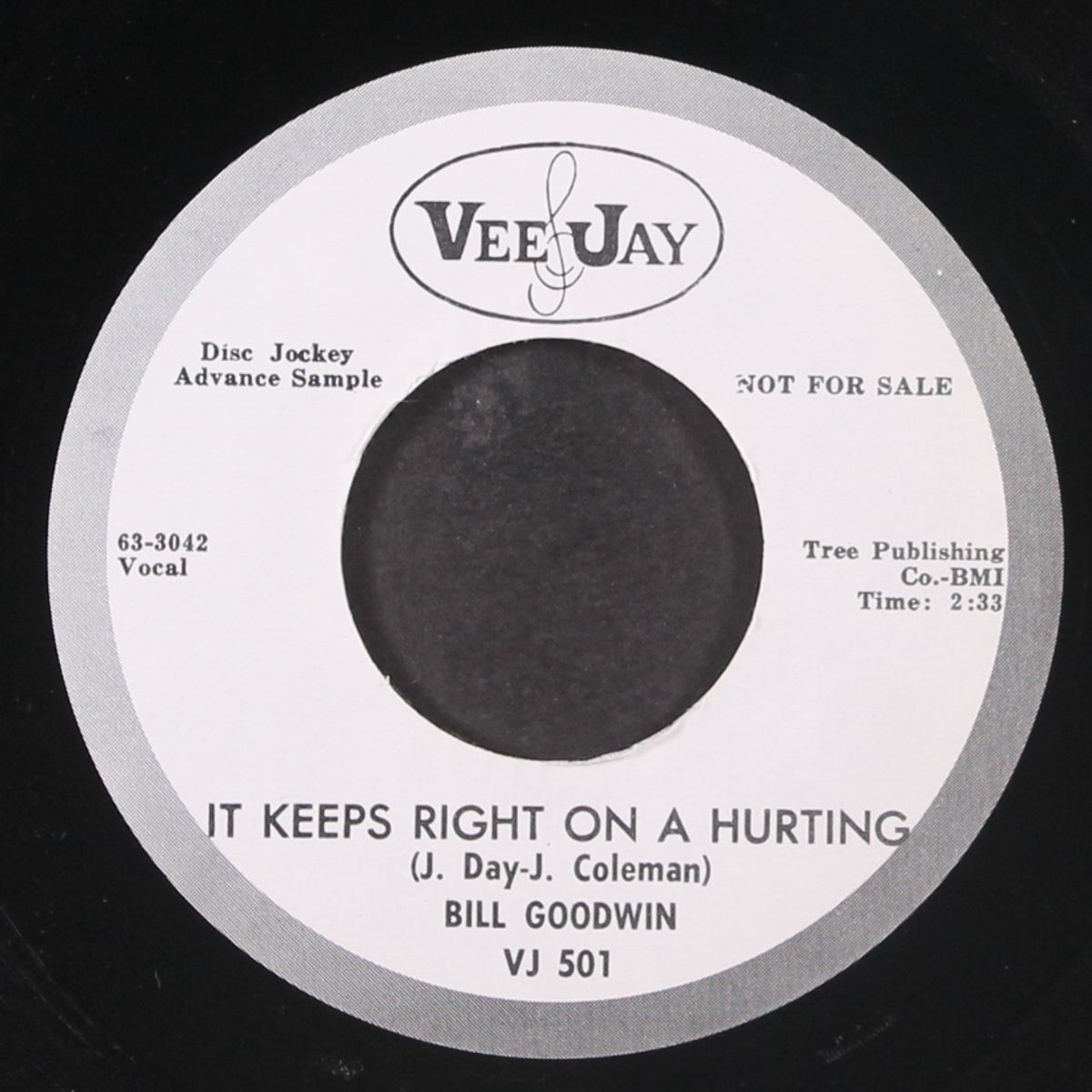 shoes of a fool / it keeps right on hurting by BILL GOODWIN