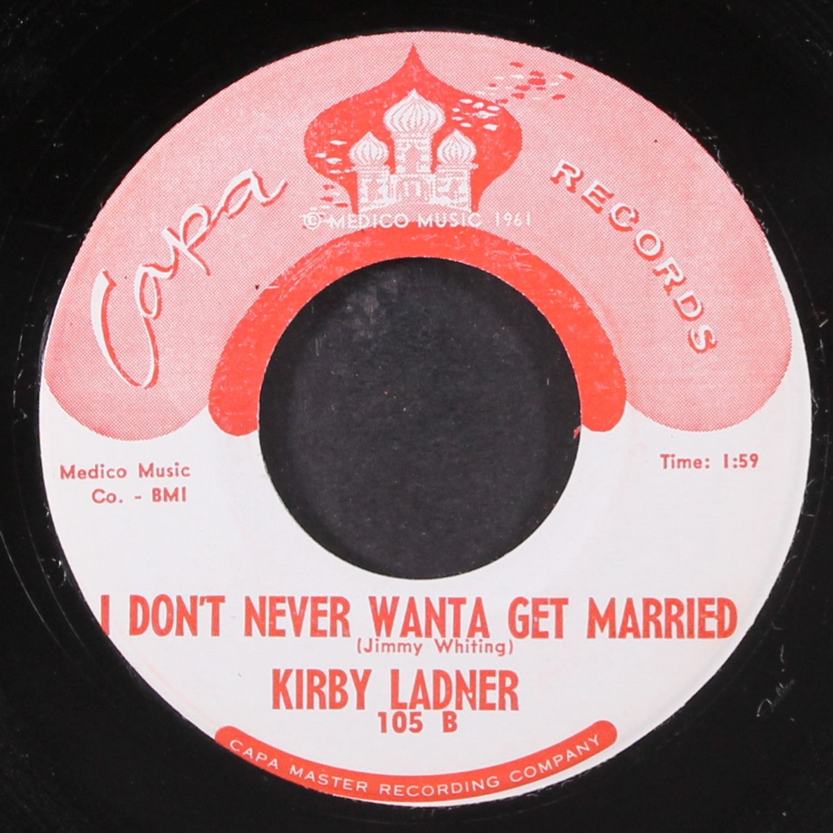 tail end twist / don't never wanta get married by KIRBY LADNER