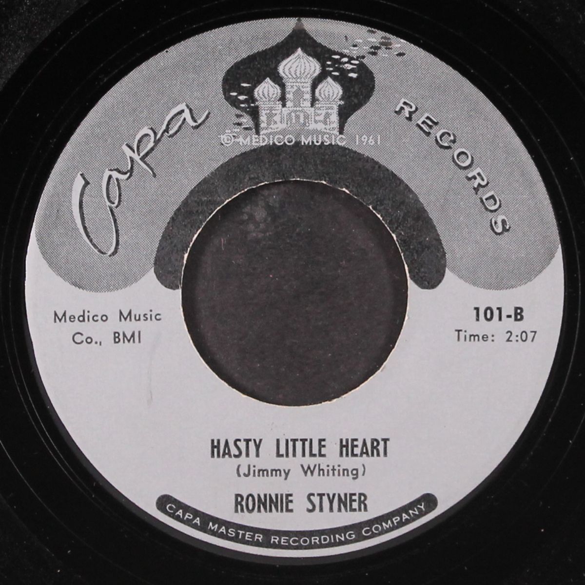 love me faithfully / hasty little heart by RONNIE STYNER