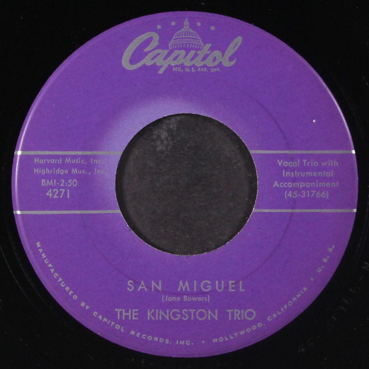 a worried man / san miguel by KINGSTON TRIO