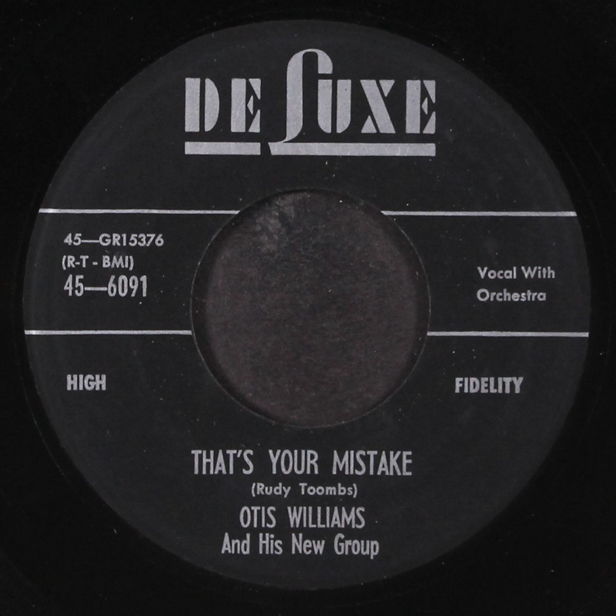 that's your mistake / too late i learned by OTIS WILLIAMS & CHARMS