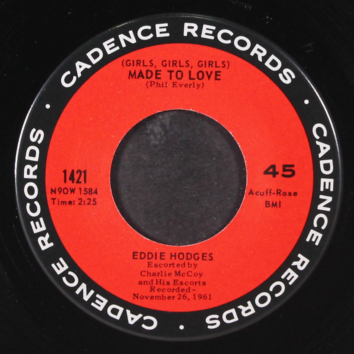 girls girls girls made to love / i make believe it's you by EDDIE HODGES