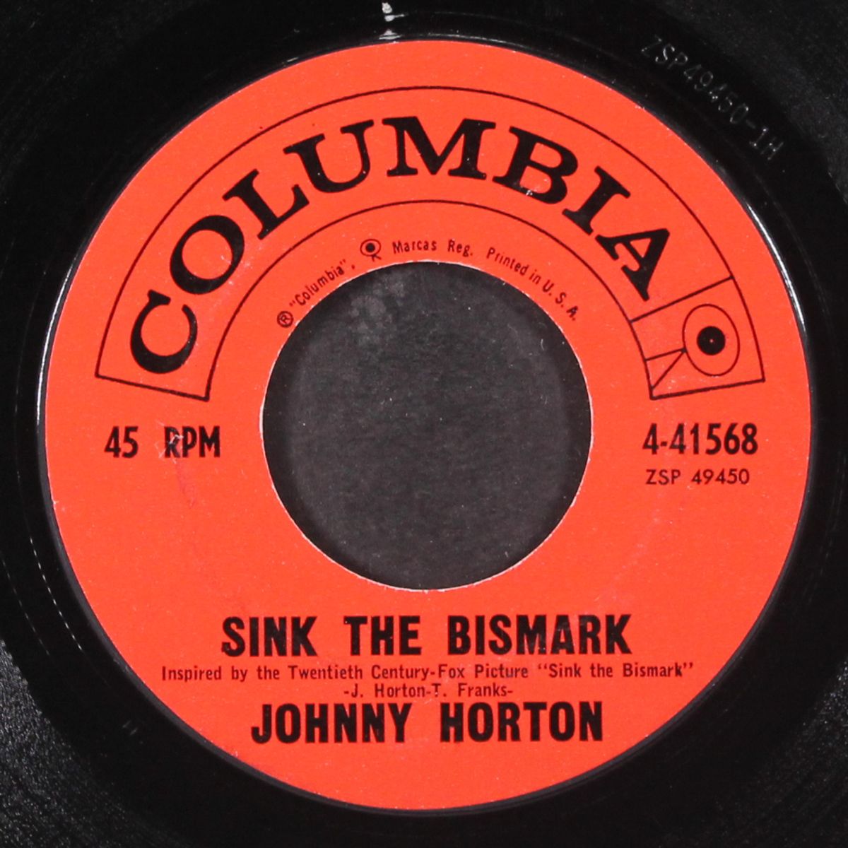 sink the bismark by JOHNNY HORTON