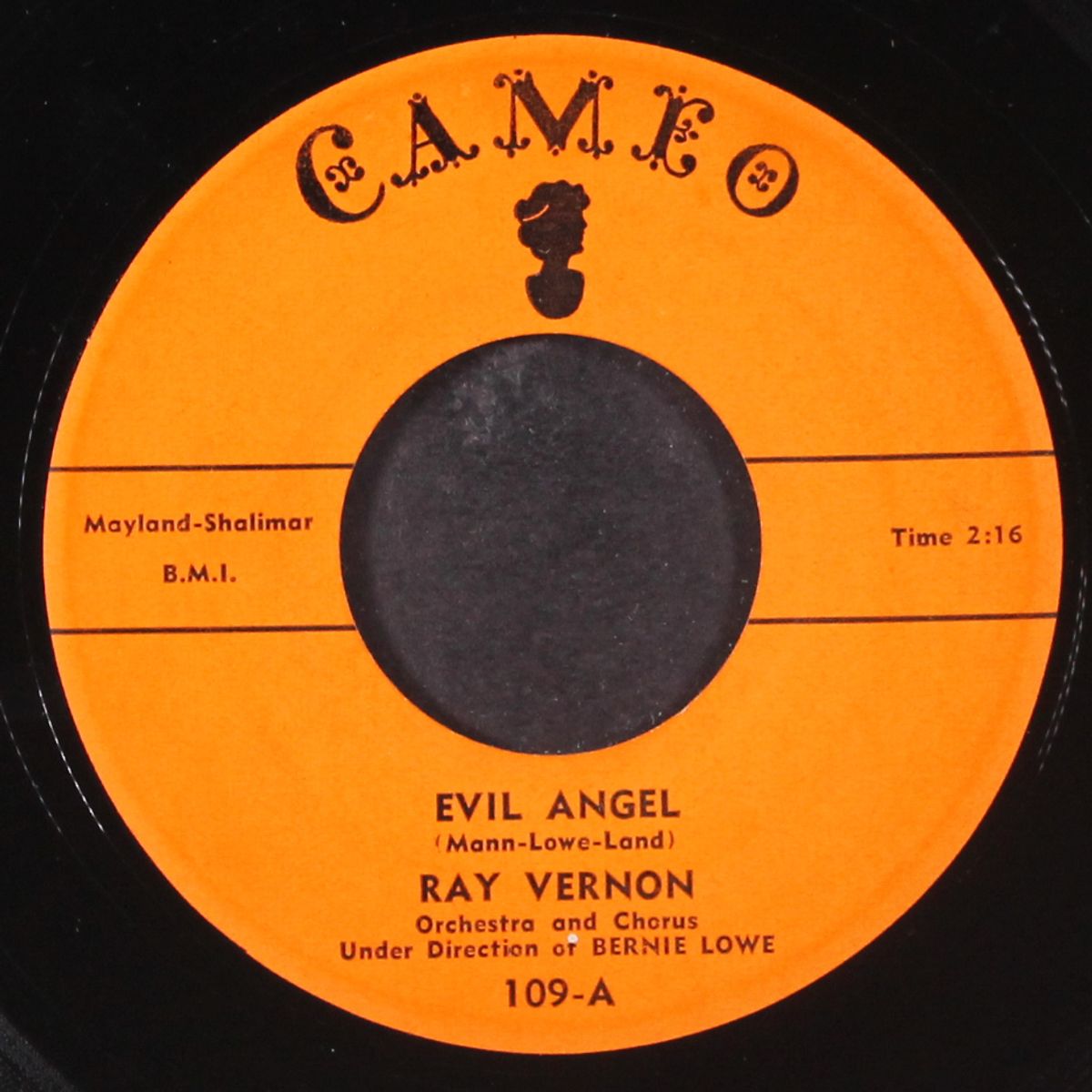 evil angel / remember you're mine by RAY VERNON