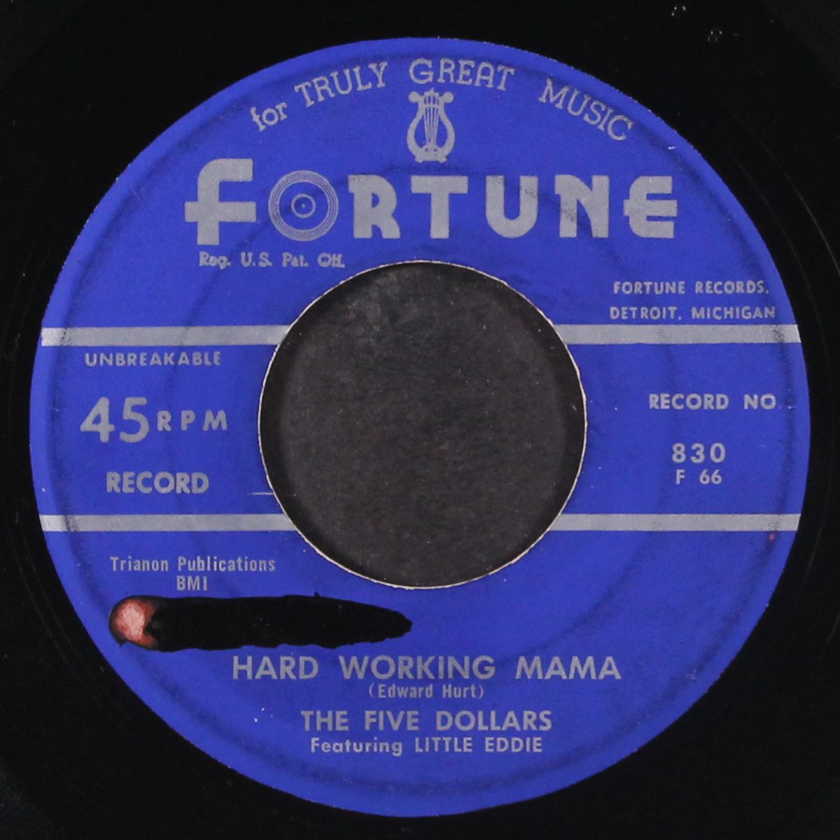 hard working mama / i will wait by FIVE DOLLARS