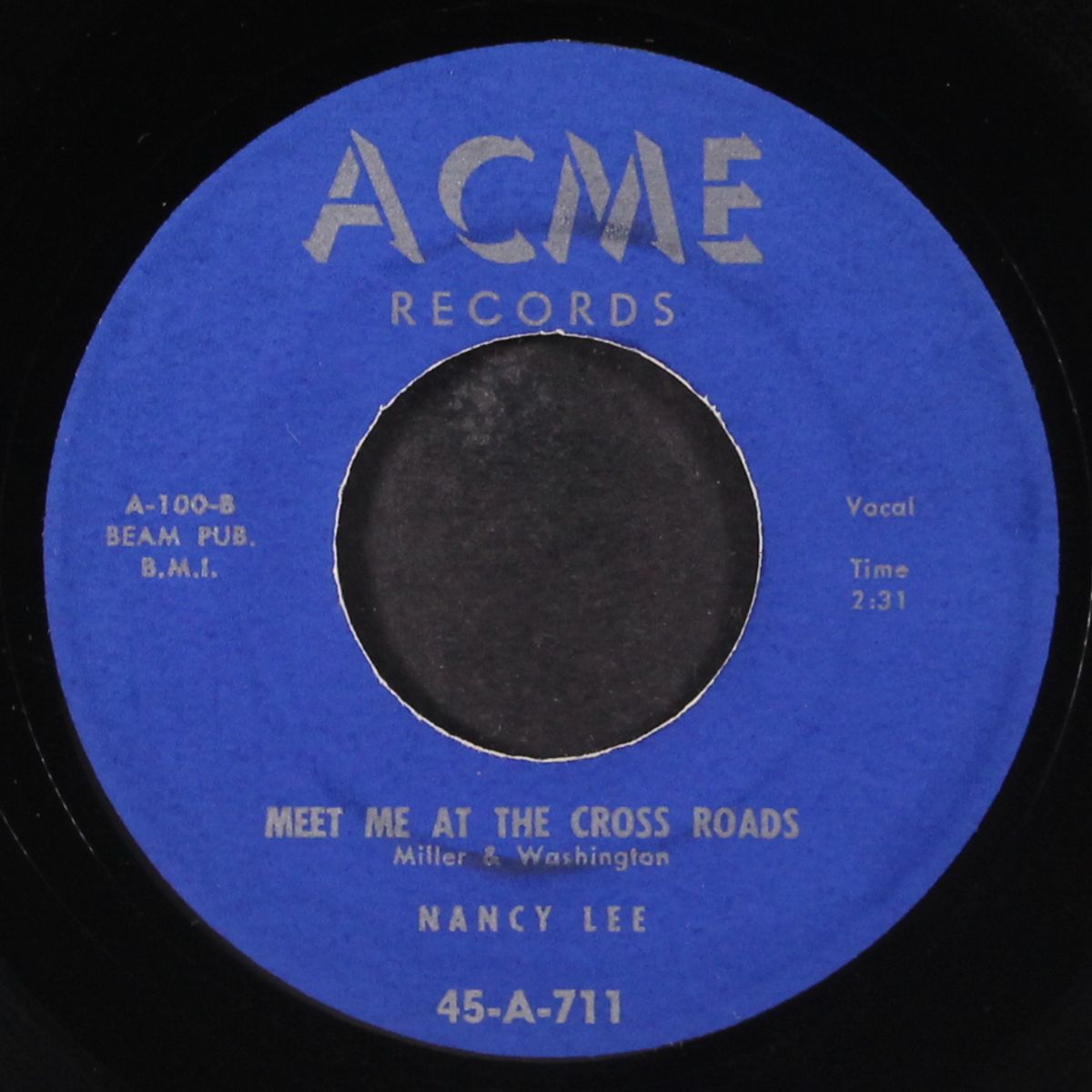 so they say / meet me at the cross roads by NANCY LEE & TEMPO-TONES