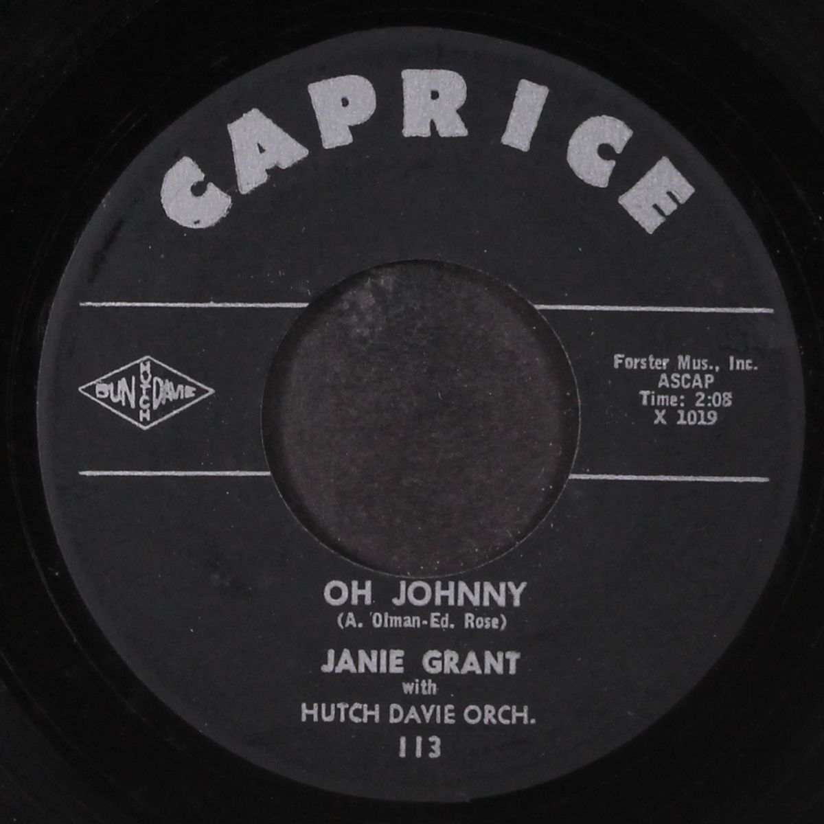 oh johnny / oh my love by JANIE GRANT