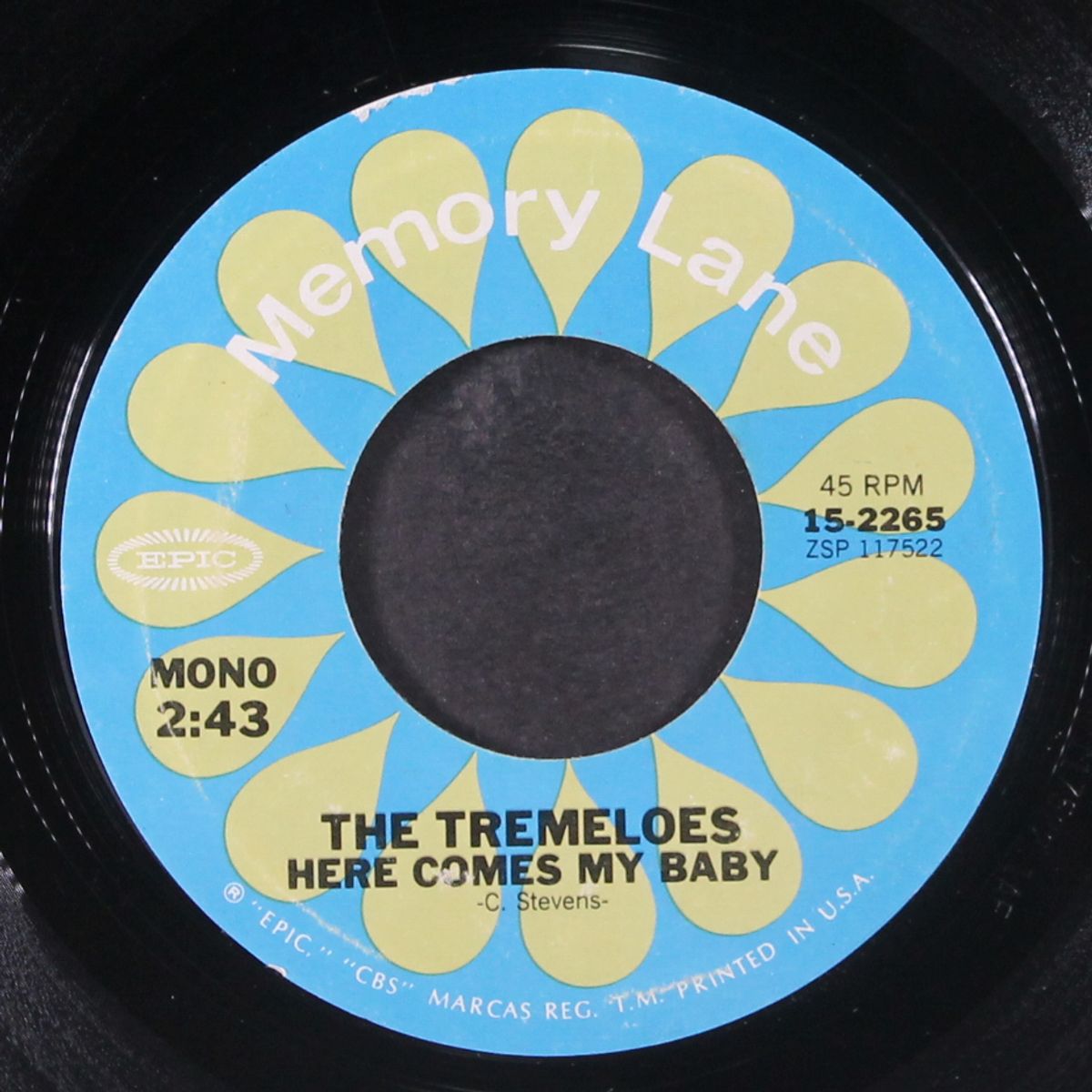 here comes my baby / silence is golden by TREMELOES