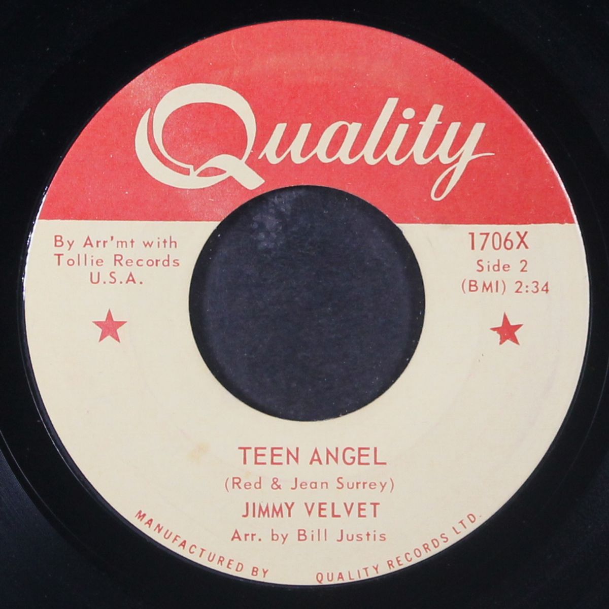 teen angel / mission bell by JIMMY VELVET