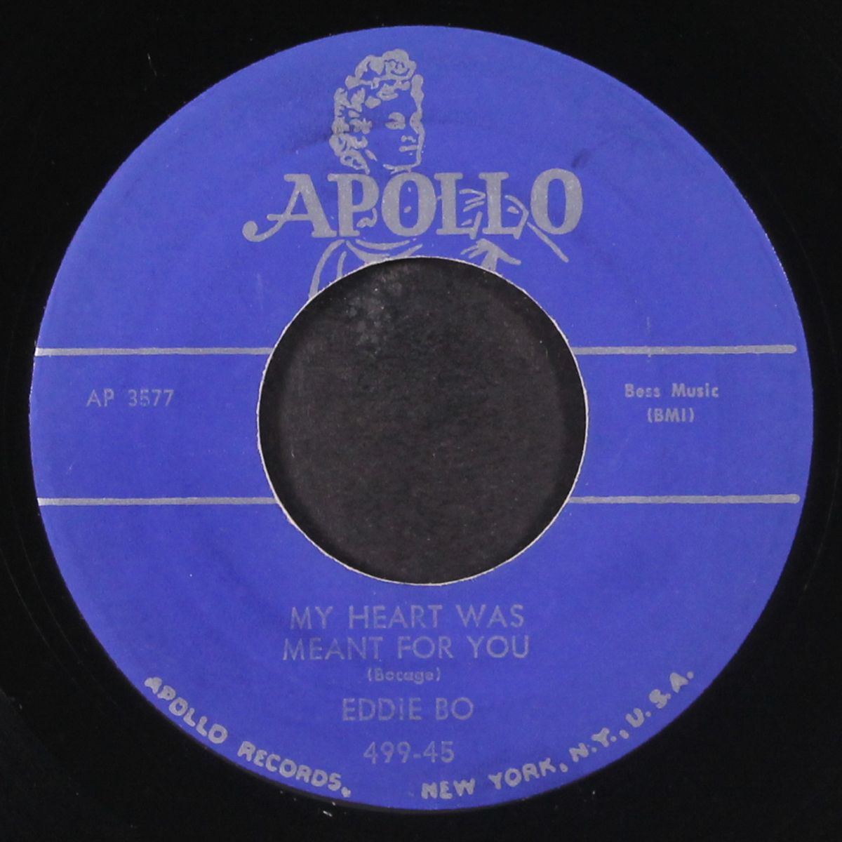 my heart was meant for you / i cry oh by EDDIE BO
